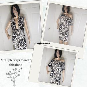 Black and white dress